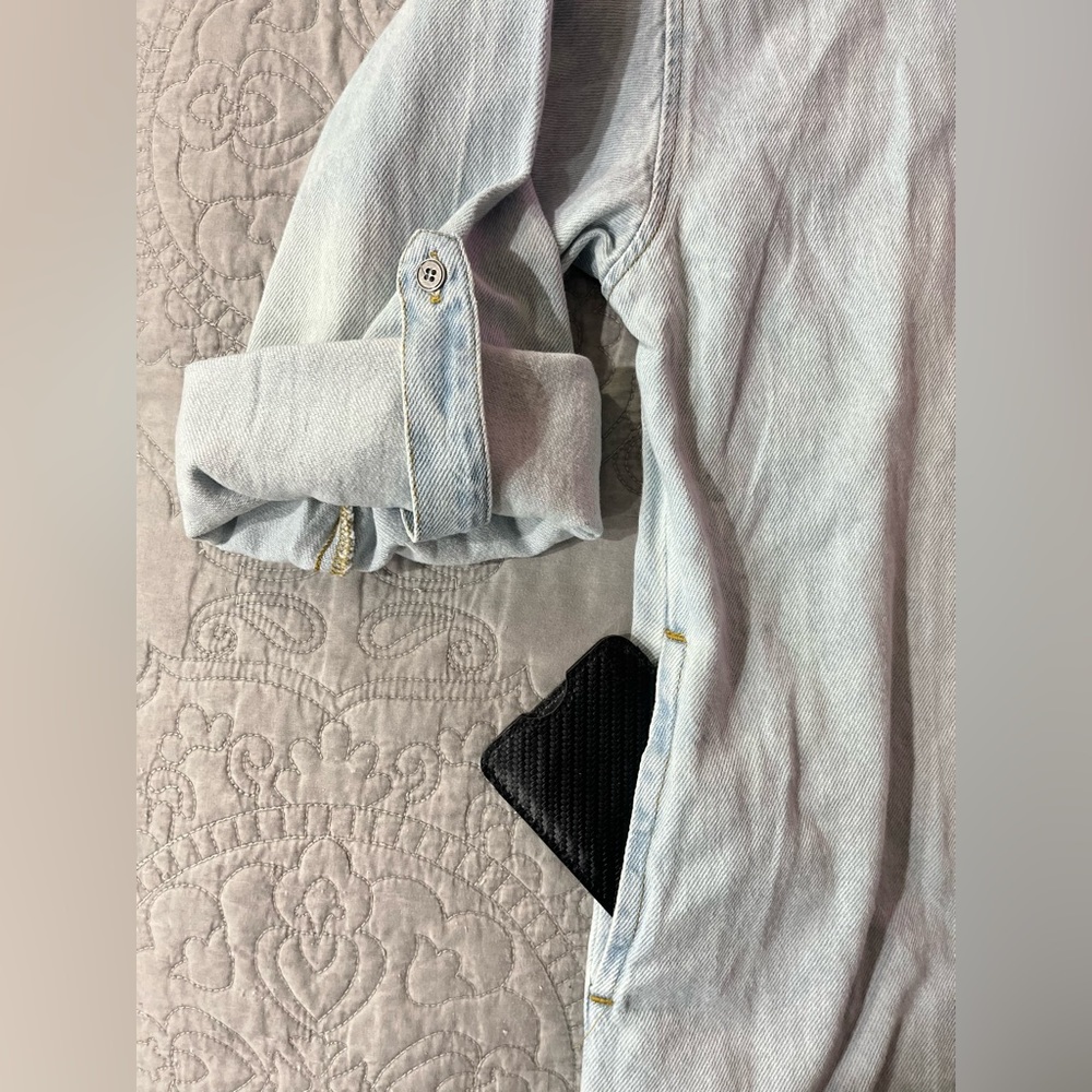 Nwot Risen Lake Days Sequin Button Down Boutique … - image 8